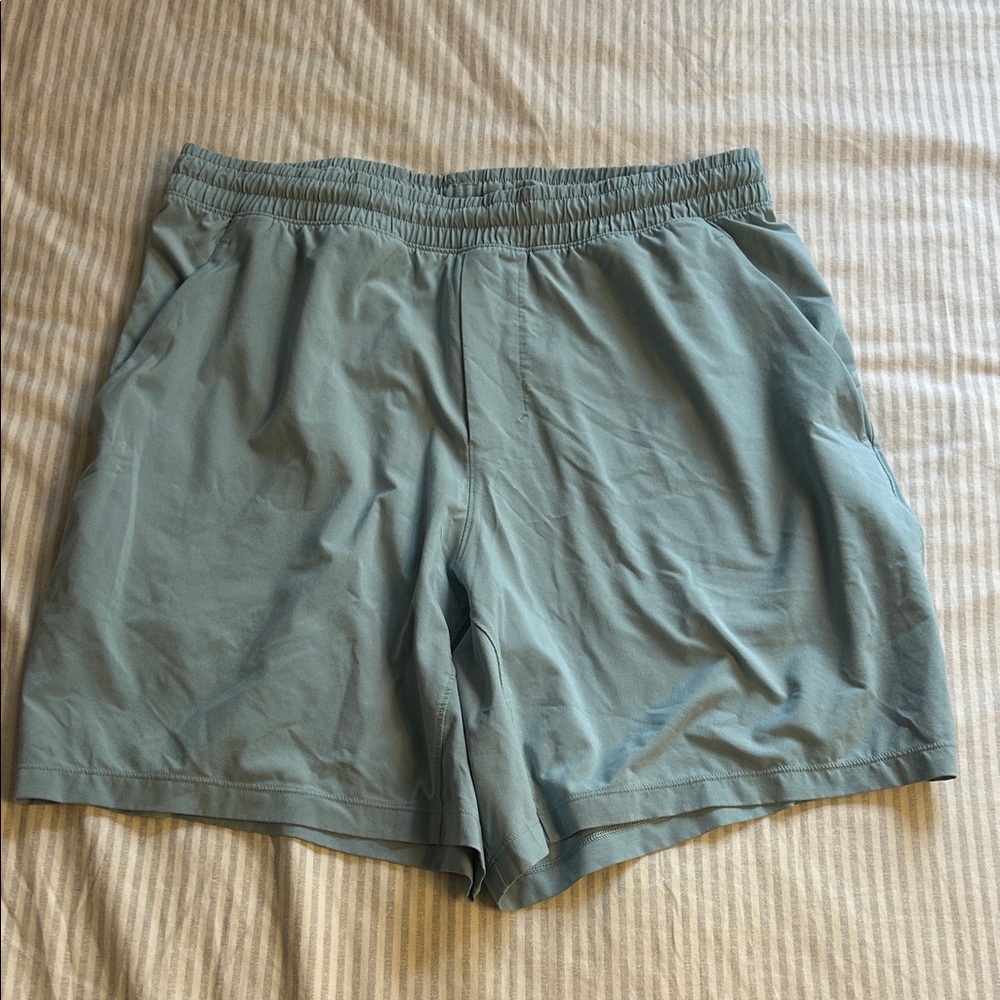 Mens Lululemon Pace Breaker LinerLess 7inch Inseam Blue Shorts